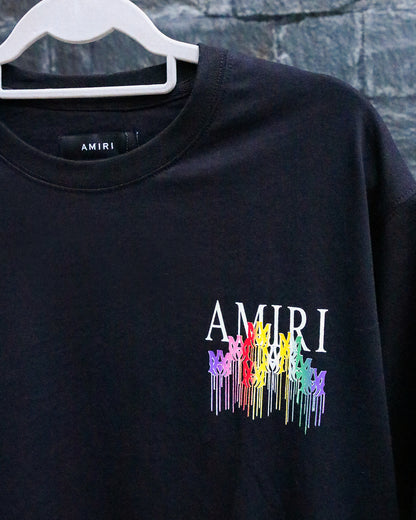 BLACK AMIRI DRIP COLLAGE TEE