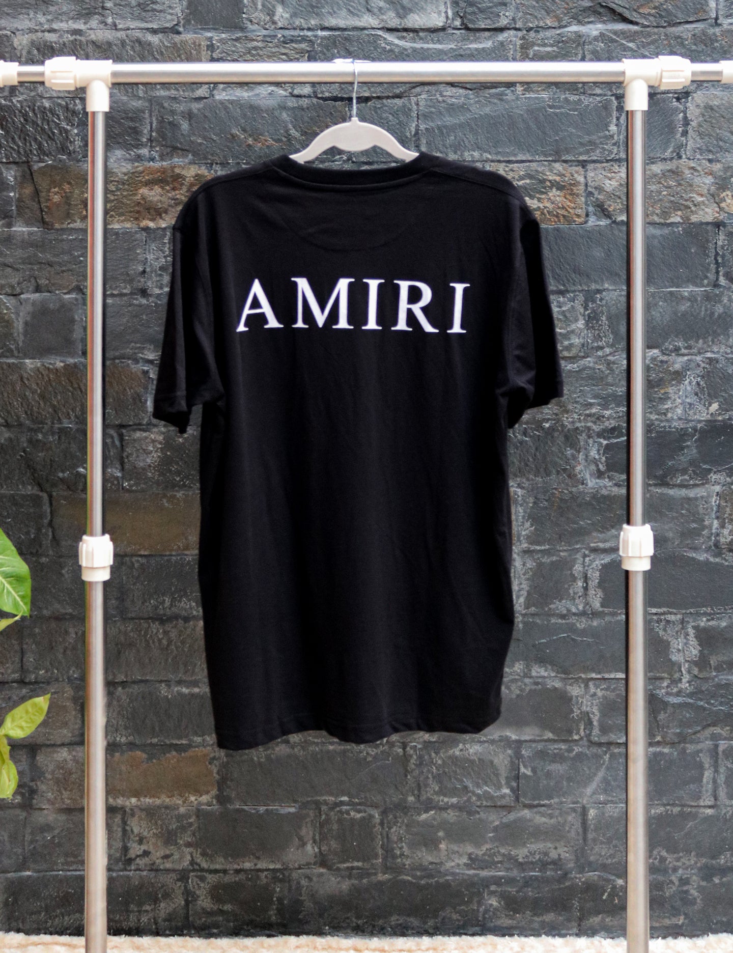 BLACK AMIRI LOGO TEE