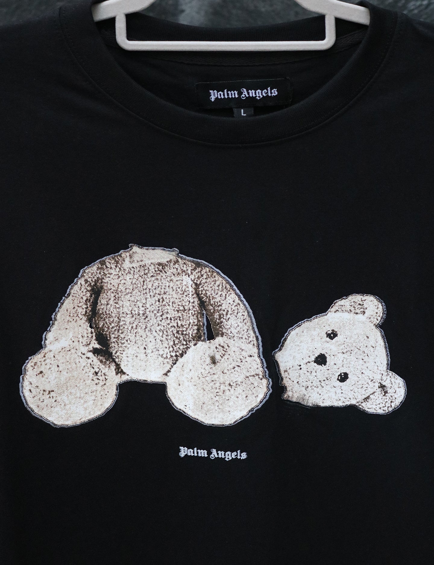 PALM ANGELS BEAR BLACK T-SHIRT