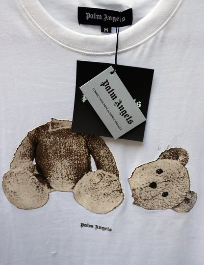 PALM ANGELS BEAR WHITE T-SHIRT