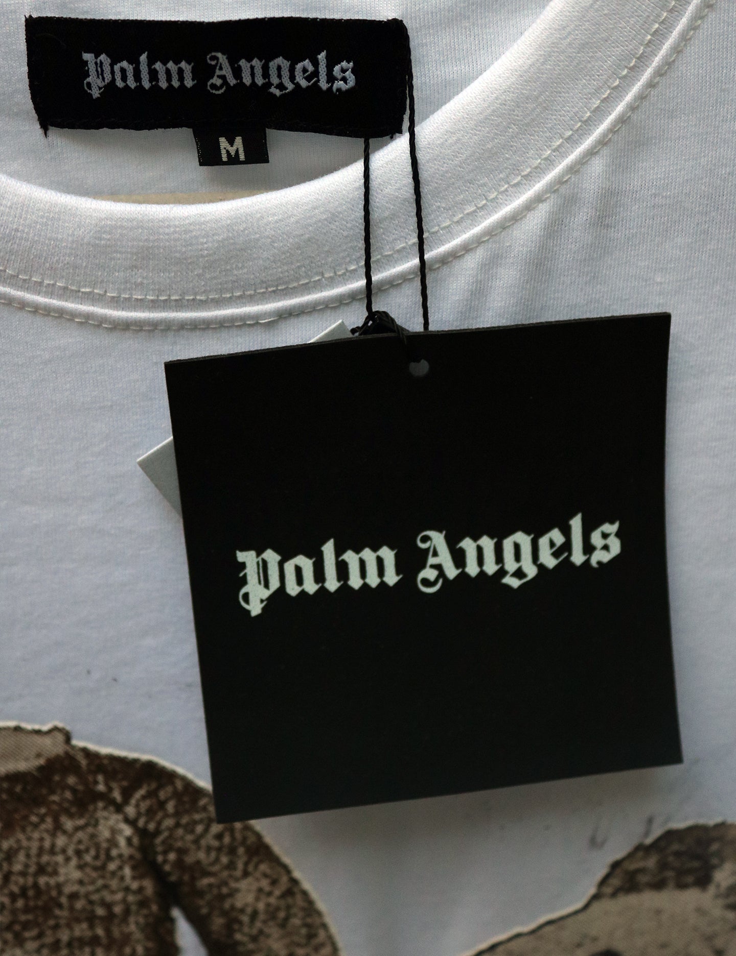 PALM ANGELS BEAR WHITE T-SHIRT