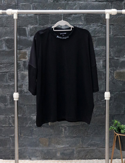 Palm Angels Oversized Black T-shirt