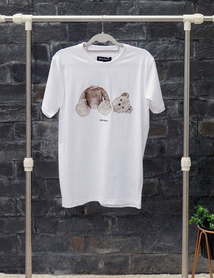 PALM ANGELS BEAR WHITE T-SHIRT